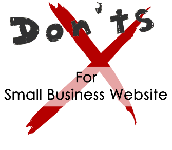 small business web design don'ts
