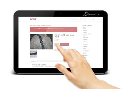 Seattle Web Design - e-commerce website for jewelry store