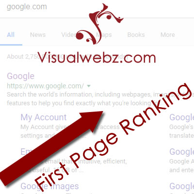 first page ranking