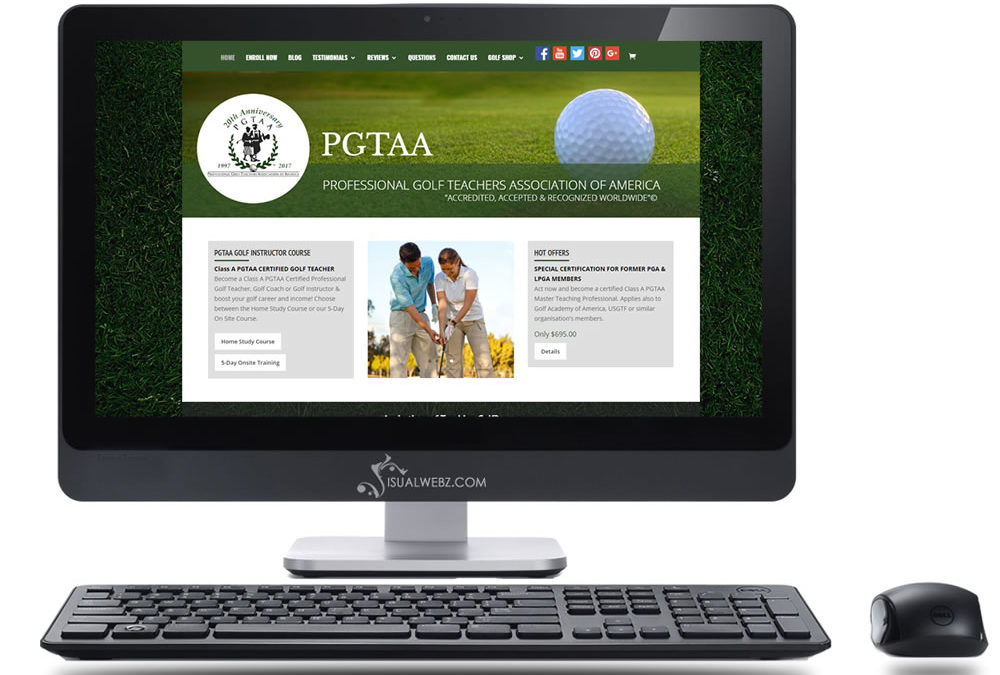 Golfing Website Design