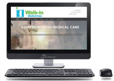Just Walk in Medical Care Web Design