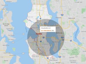 local Seattle Web Design Agency Map