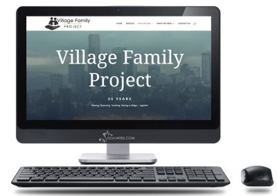 Seattle Web Design for Village Family Project.